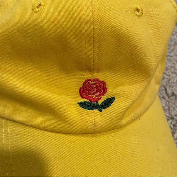 SOLD Yellow Rose Baseball Hat - Picture 4 of 6